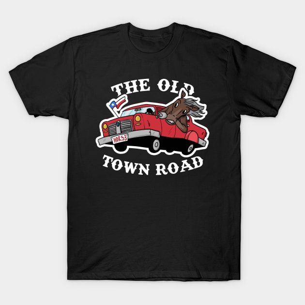 The old town road T-Shirt by Abuewaida 